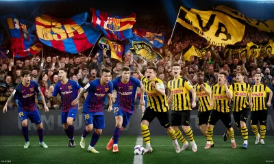 Aufstellungen: Teilnehmer: FC Barcelona gegen Borussia Dortmund