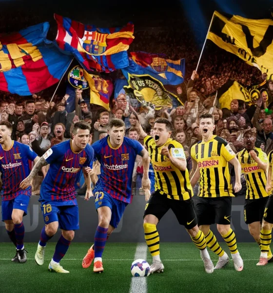 Aufstellungen: Teilnehmer: FC Barcelona gegen Borussia Dortmund